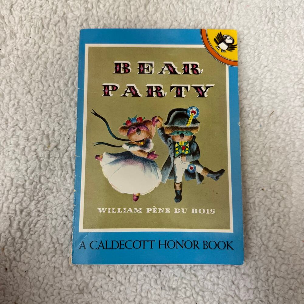 Bear Party Paperback Book Puffin Books William Pene Du Bois
